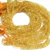 This listing is for the 2 strands of AAA Quality Citrine Micro faceted rondelles in size of 3 - 3.5 mm approx,,Length: 14 inch